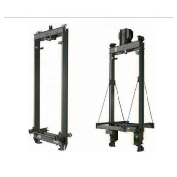 Passenger elevator counterweight frame of different proportions